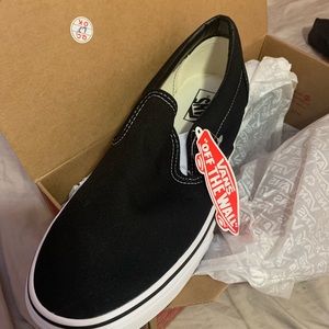 men’s slip on vans (size 10)